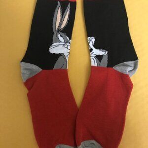 PAIR OF BUGS BUNNY SOCKS UNISEX SIZE 6-12 BNWOT